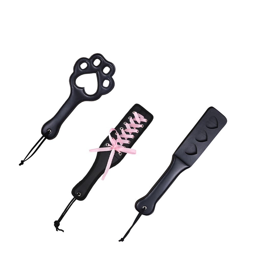 Craft Tools - 하트 모양의 BDSM 가죽 성인용 플러팅
