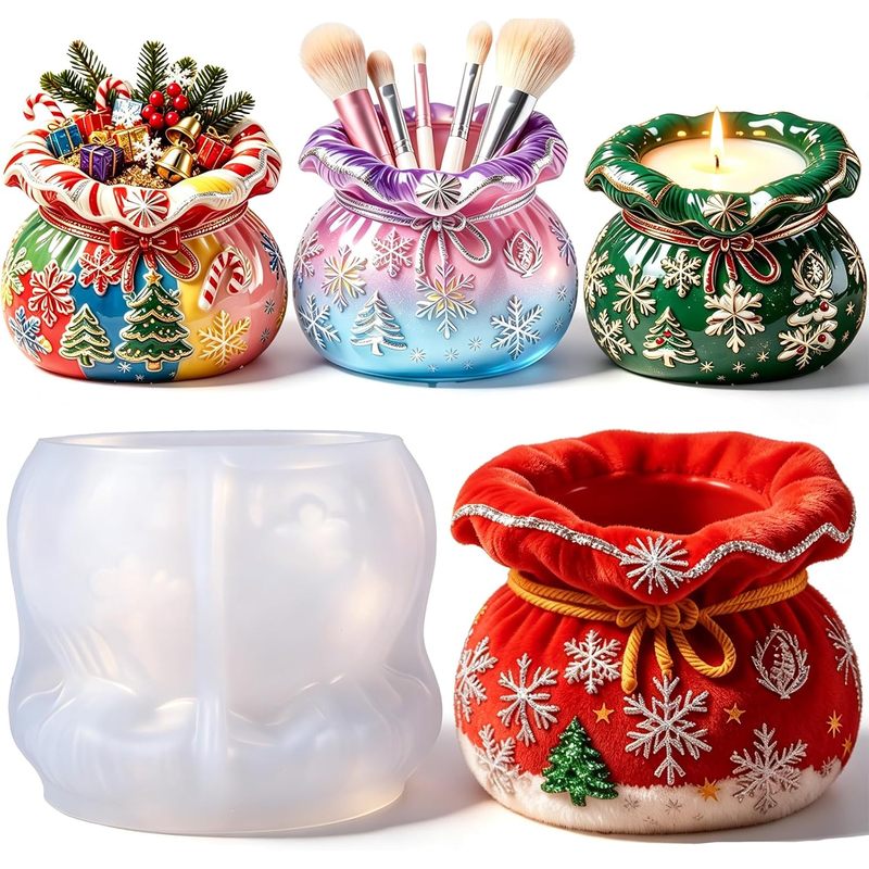 1. 크리스마스 테마의 에폭시 레진 몰드, 세트로 판매 - Silicone Epoxy Resin Molds Set 리뷰 및 가격