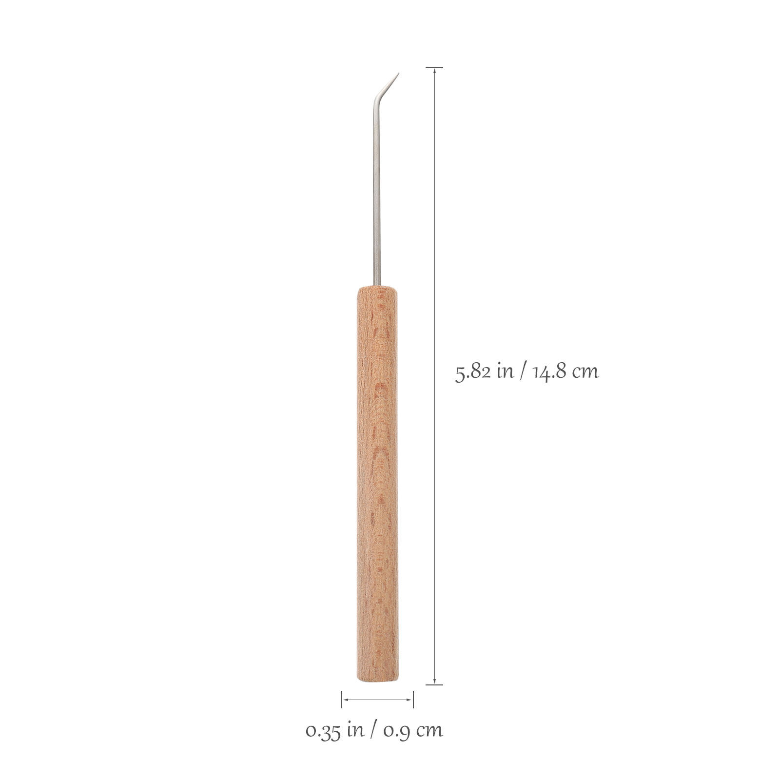 1개입, 나무 손잡이가 달린 인체공학적 디자인의 크로셰 - Wooden Crochet Hooks Ergonomic Handle 리뷰 및 가격