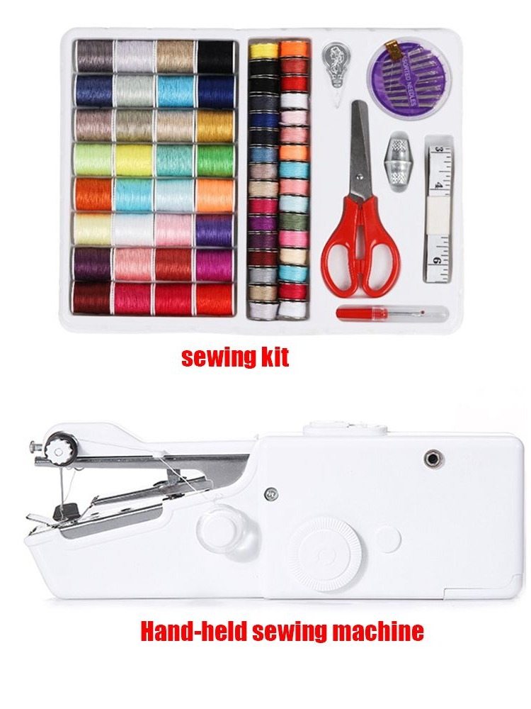 잠금 장치가 있는 DIY 재봉 도구, 다양한 용도로 사 - Mini Electric Sewing Machine Handheld 리뷰 및 가격