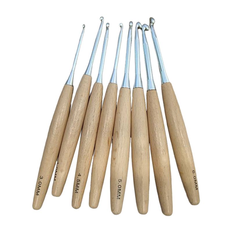 M12K-40개 세트, 3.0mm~6.5mm 크기의 나 - Wooden Crochet Hooks Ergonomic Handle 리뷰 및 가격